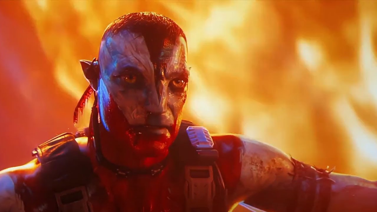 Quaritch Kills himself | Avatar: Fire and Ash | CAM