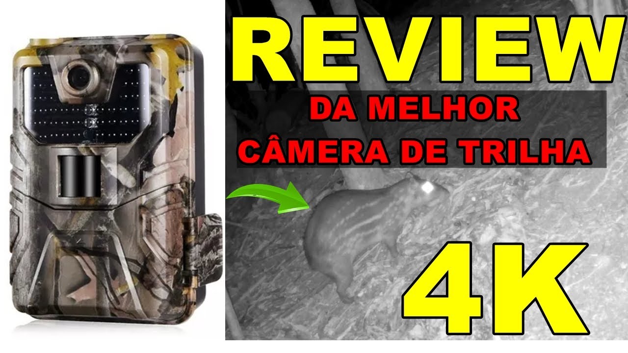 A Melhor e Mais Barata Câmera Pra Filmar Pacas | HC900 Series Camera Trilha Com Resolução 4K