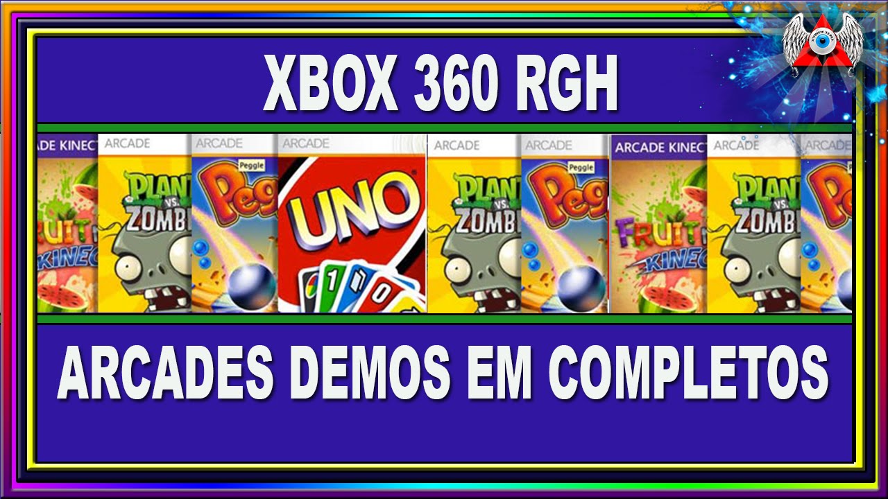 Como Fazer Jogos Arcades Demos de Xbox 360 RGH Ficarem completos