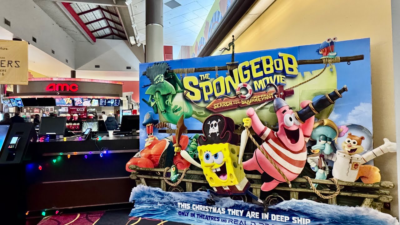 Губка Боб 🍍В поисках Квадратных Штанов 🎥 Фильм 2025🍿 Кинотеатры AMC и провал в поисках игрушек!! 😝