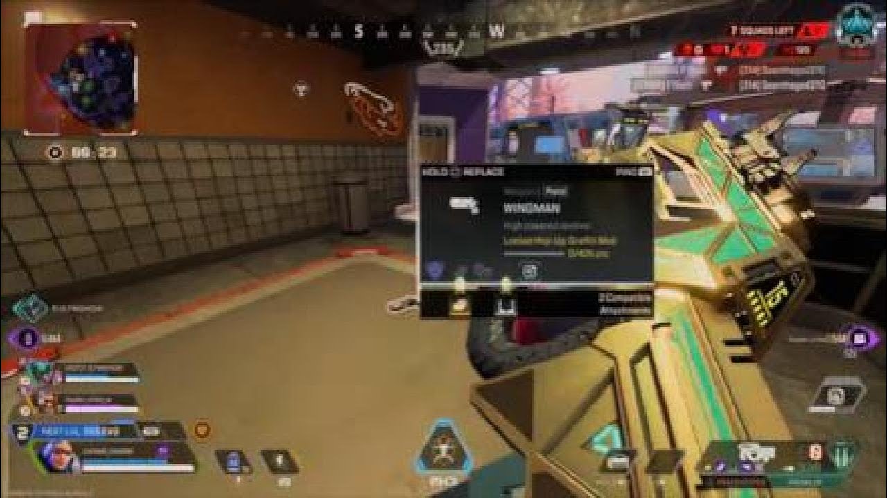 Apex Legends | Ranked. Wattson and a prowler on E-District