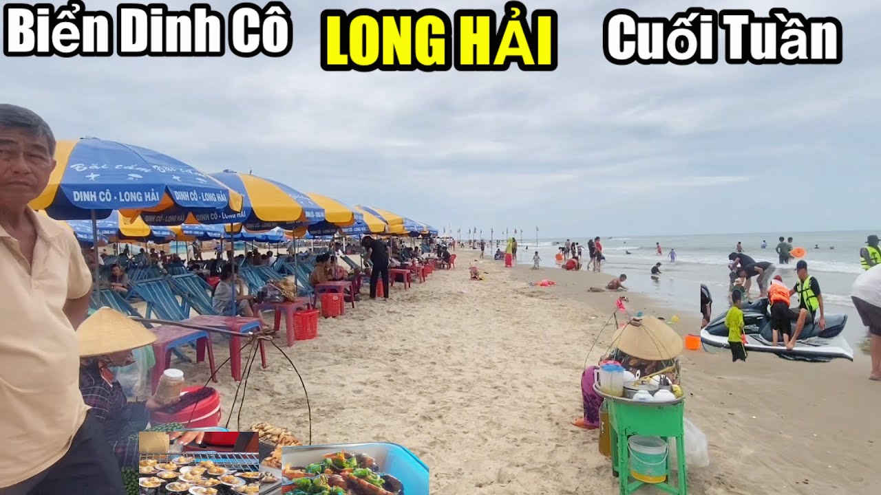 “Biển Long Hải cuối tuần đông vui , một số lưu ý khi quý khách đi biển ăn Hải sản cần biết “
