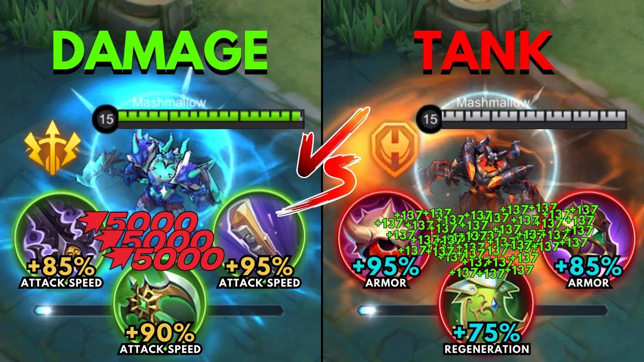Thamuz Damage Build vs Thamuz Tank Build