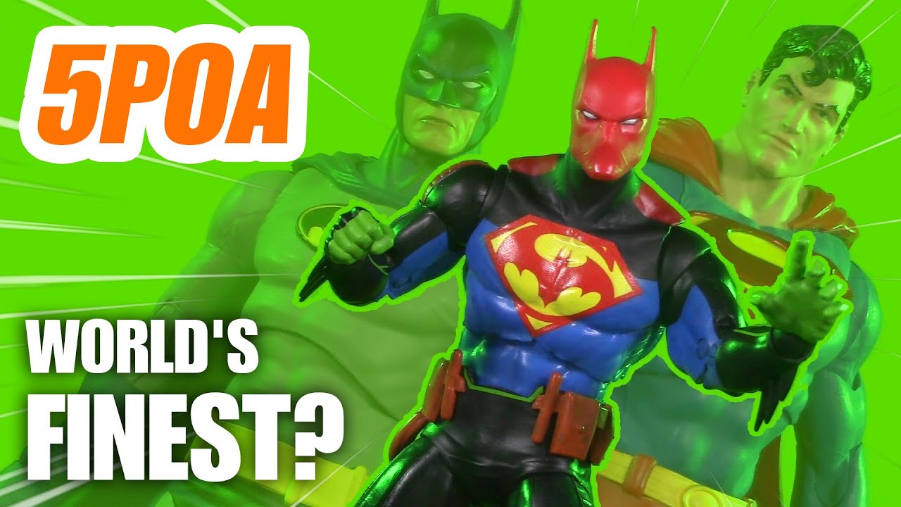 SUPERBATMAN? McFarlane Toys DC Multiverse World's Finest Batman/Superman Fusion Action Figure Review