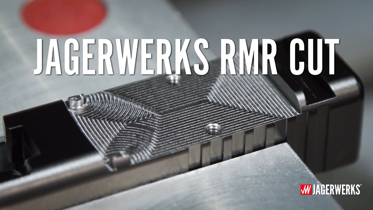 JagerWerks Trijicon RMR CNC Milling on a Glock 19 in the Haas VF4ss
