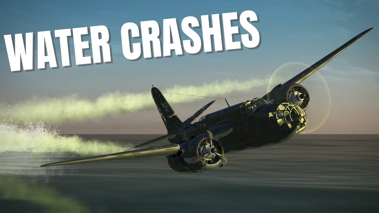 Realistic Water Crashes, Collisions & More! V139 | IL-2 Sturmovik Flight Simulator Crashes