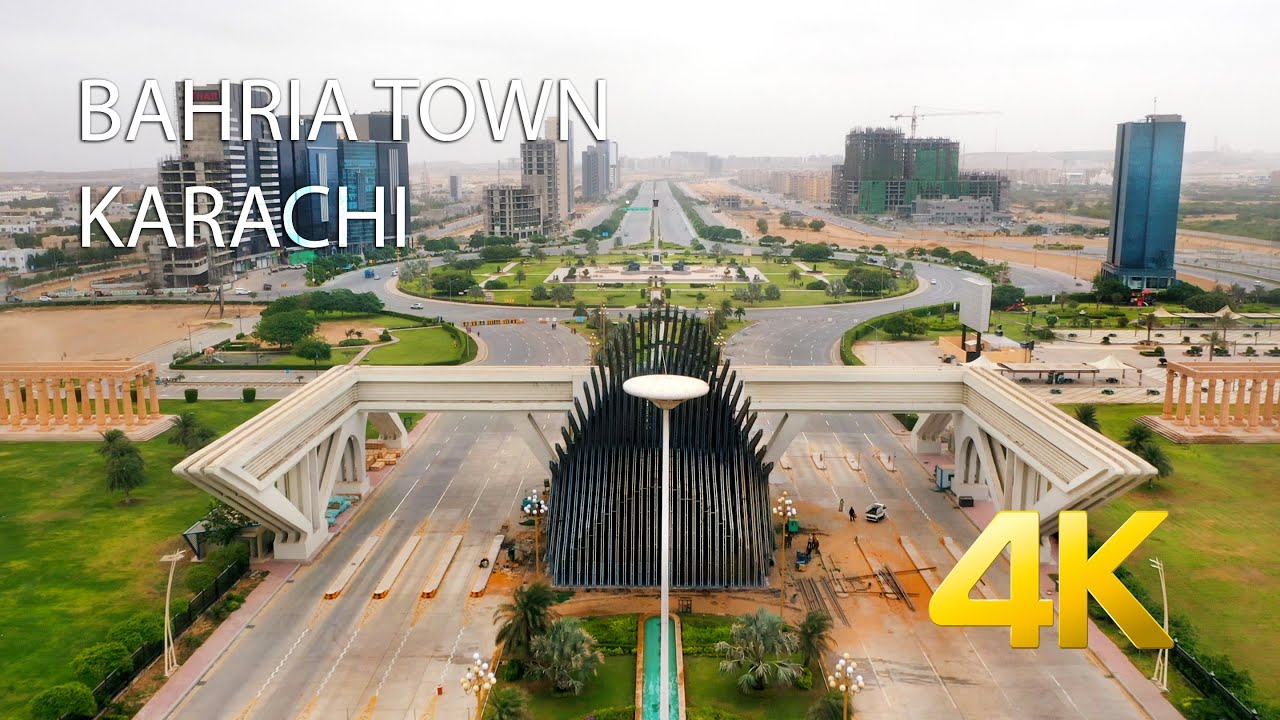 Bahria Town Karachi December 2021 Drone - 4K Ultra HD - Karachi Street View