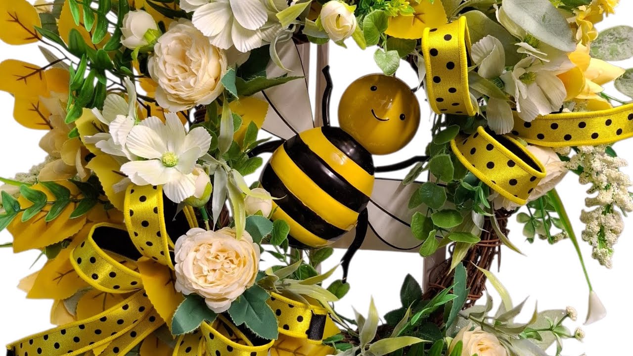 How to make an Artificial Summer Wreath ☀️ 