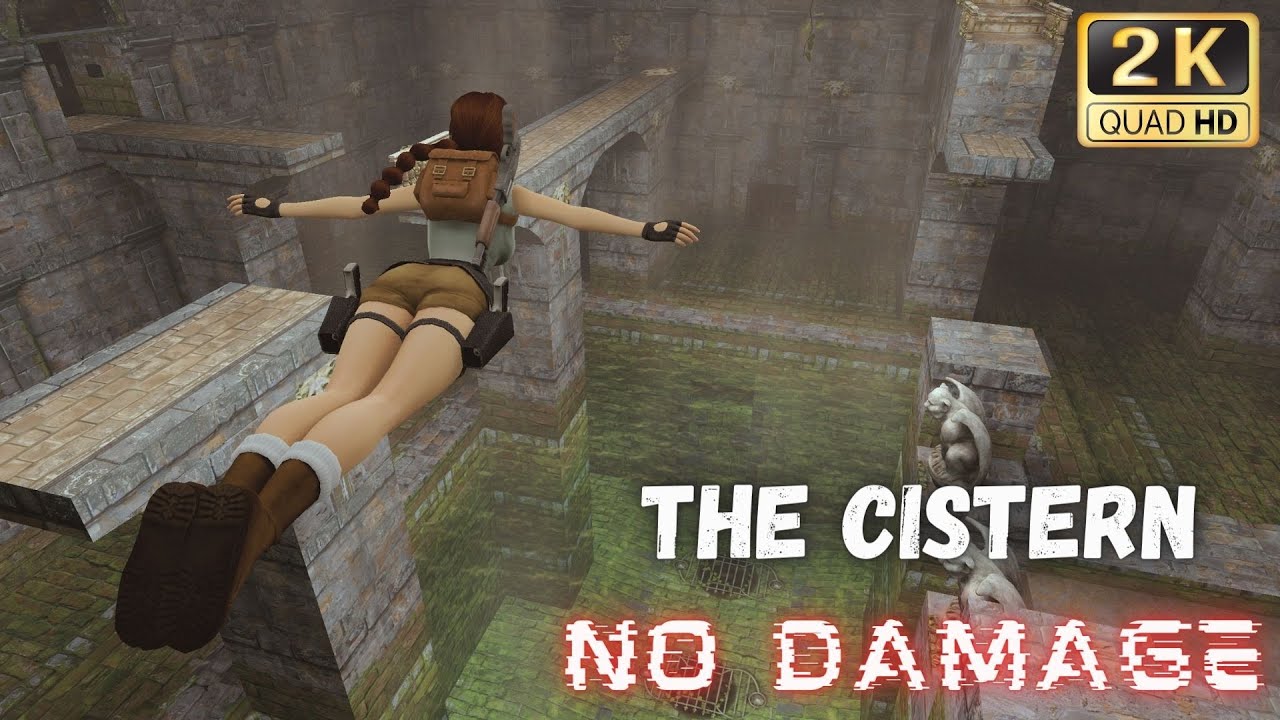 The Cistern: A Confusing Level | No Damage - Tomb Raider 1 Remastered
