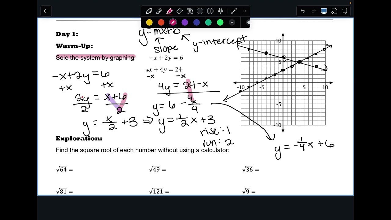 7.0 Day 1: Simplify Radicals (BEST VERSION)