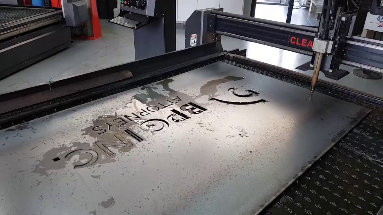 CNC Plasma cut sign board
