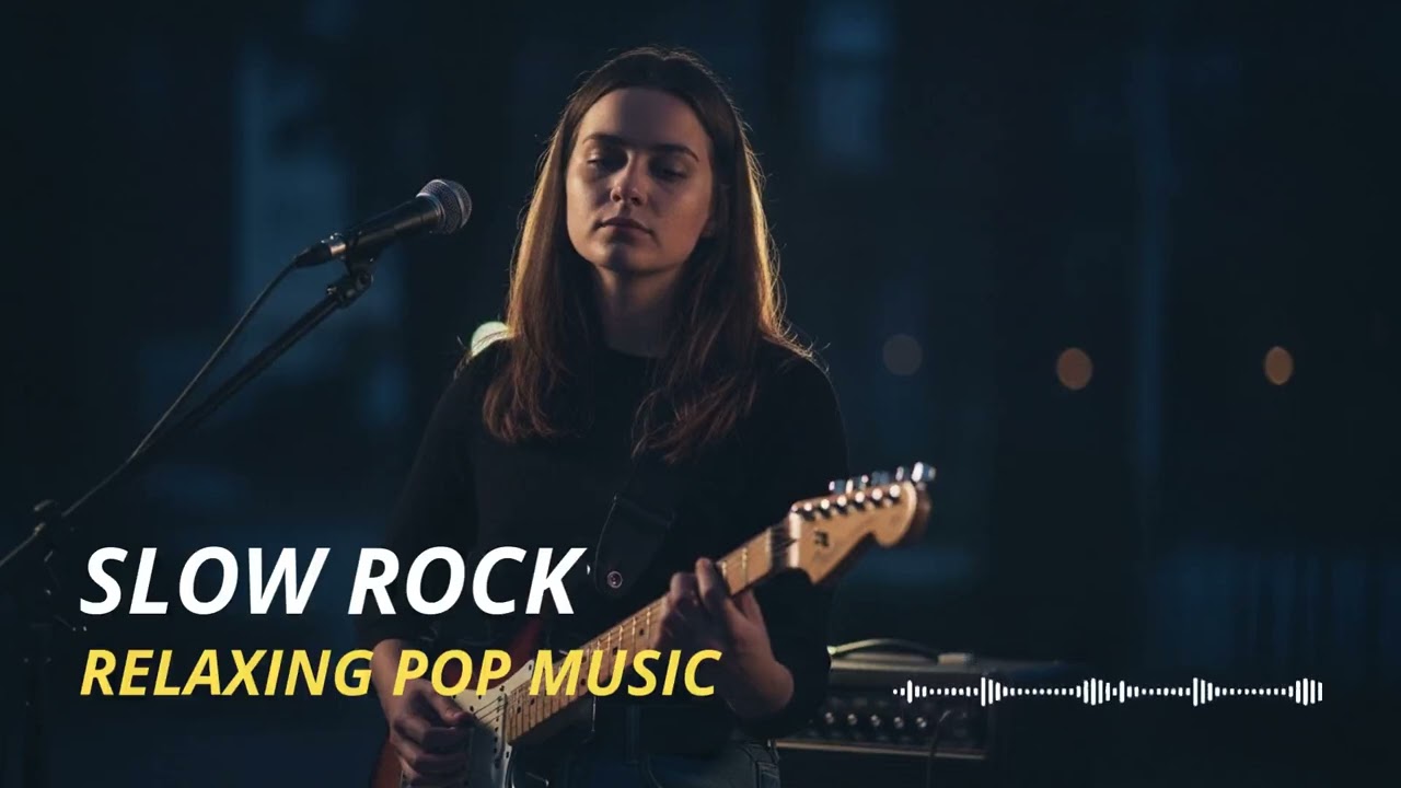 Emotional Slow Rock Pop Live – Relaxing Guitar Night Vibes