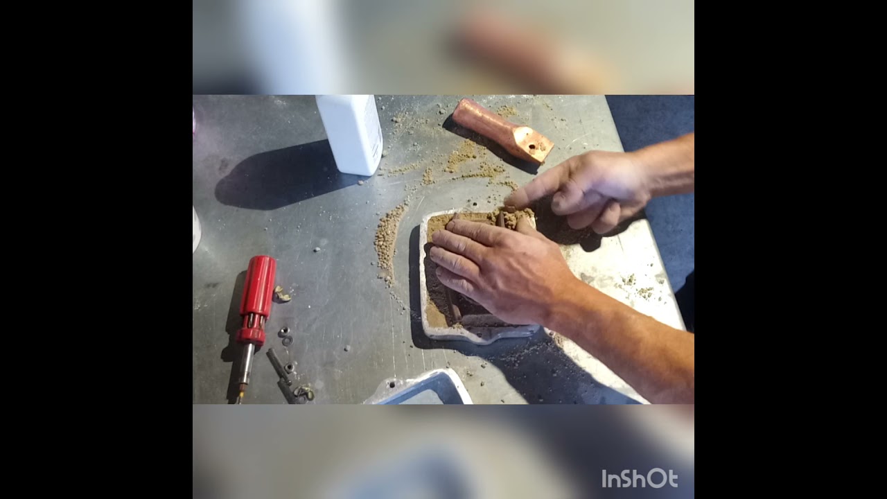 comment faire sont sable vert# test du nouveau moule#devil forge