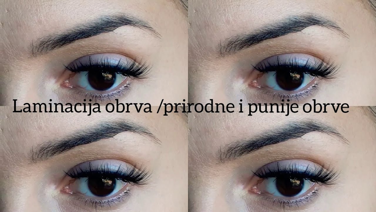 Laminacija obrva/ tretman podizanja dlacica
