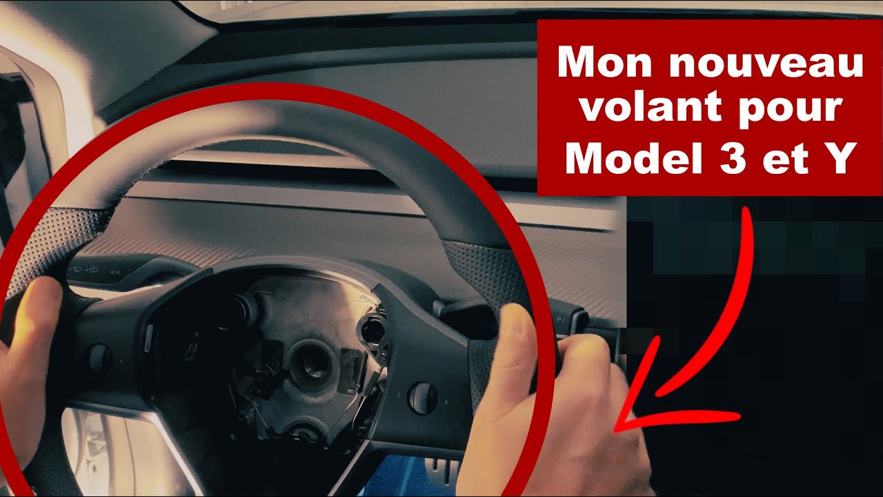 Tesla Model 3 et Model Y : Nouveau volant sobre et sportif