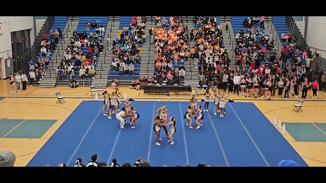 Stafford High School JV at Commonwealth District Cheerleading Competition 2024 💙💛