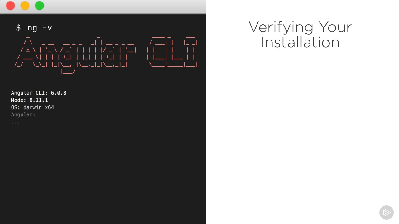 installing the angular cli