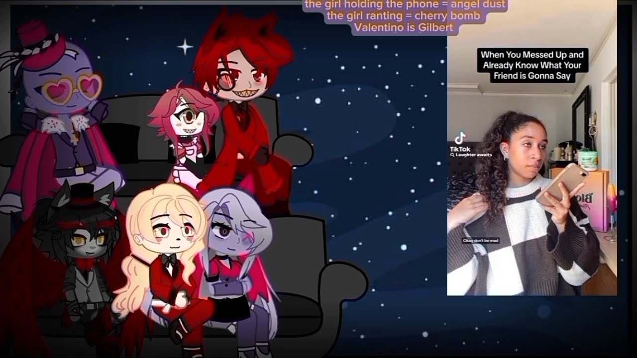 [hazbin hotel react to angel dust as random tiktoks] [!full video!] [huskerdust] [put in 1.75 speed]