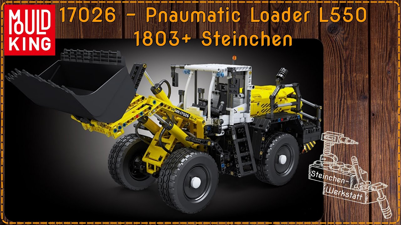 Ein Radlader mit seinen Schwierigkeiten | MouldKing | 17026 | Pneumatic Loader L550
