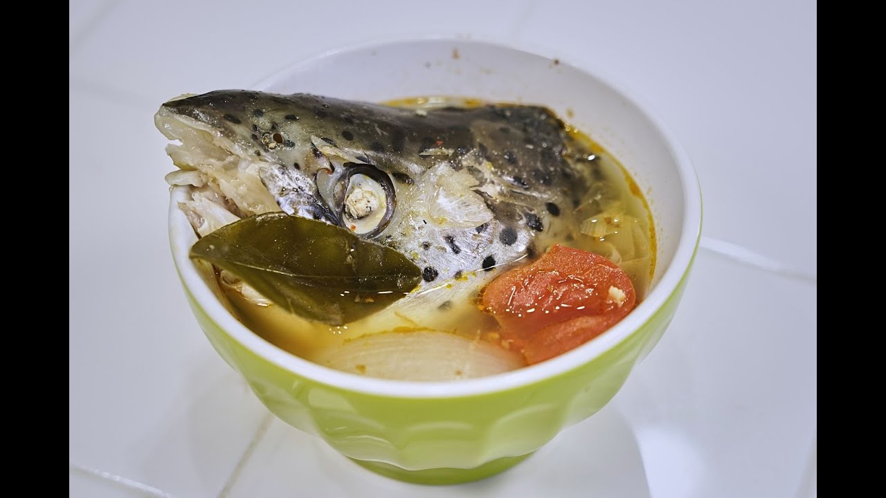 Thai Salmon Head Fish Soup  |  Delicious And Rich In Vitamins | Simple to Make