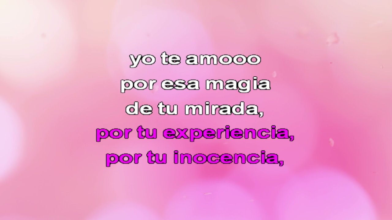 La mujer que soñe - Los Temerarios (Karaoke)_HD