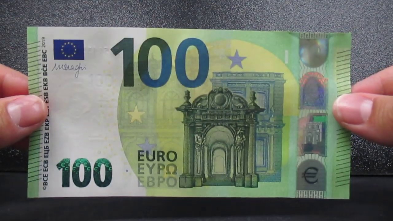 Banconota 100 Euro Serie Europa BCE EU New 2019