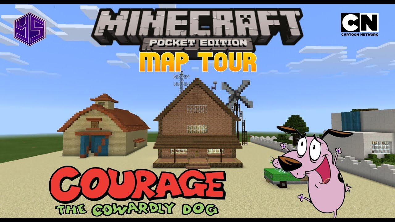 Minecraft PE Map: The Bagge Farmhouse (Courage The Cowardly Dog)