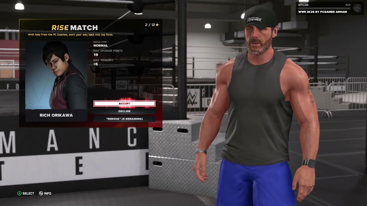 WWE 2K26 #wwe My rise #Gameplay #2
