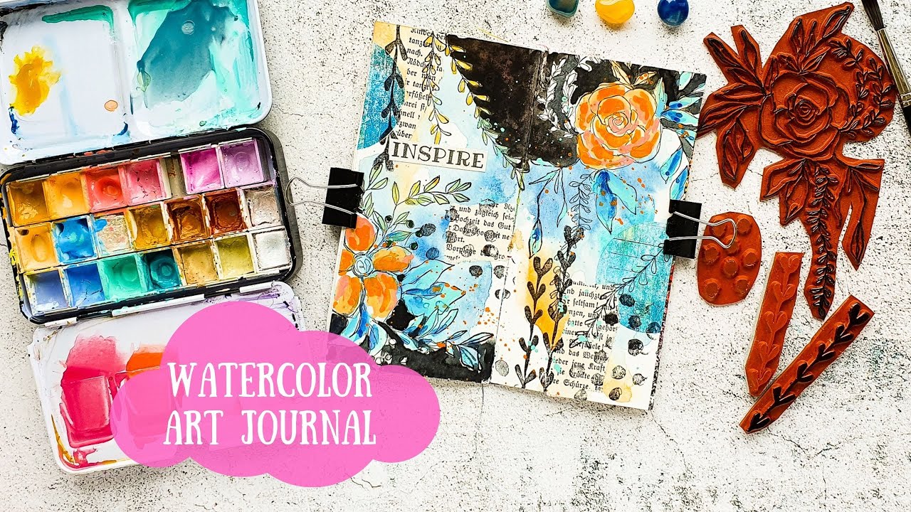 Art Journaling with Watercolors - Traveler's Notebook Art Journal