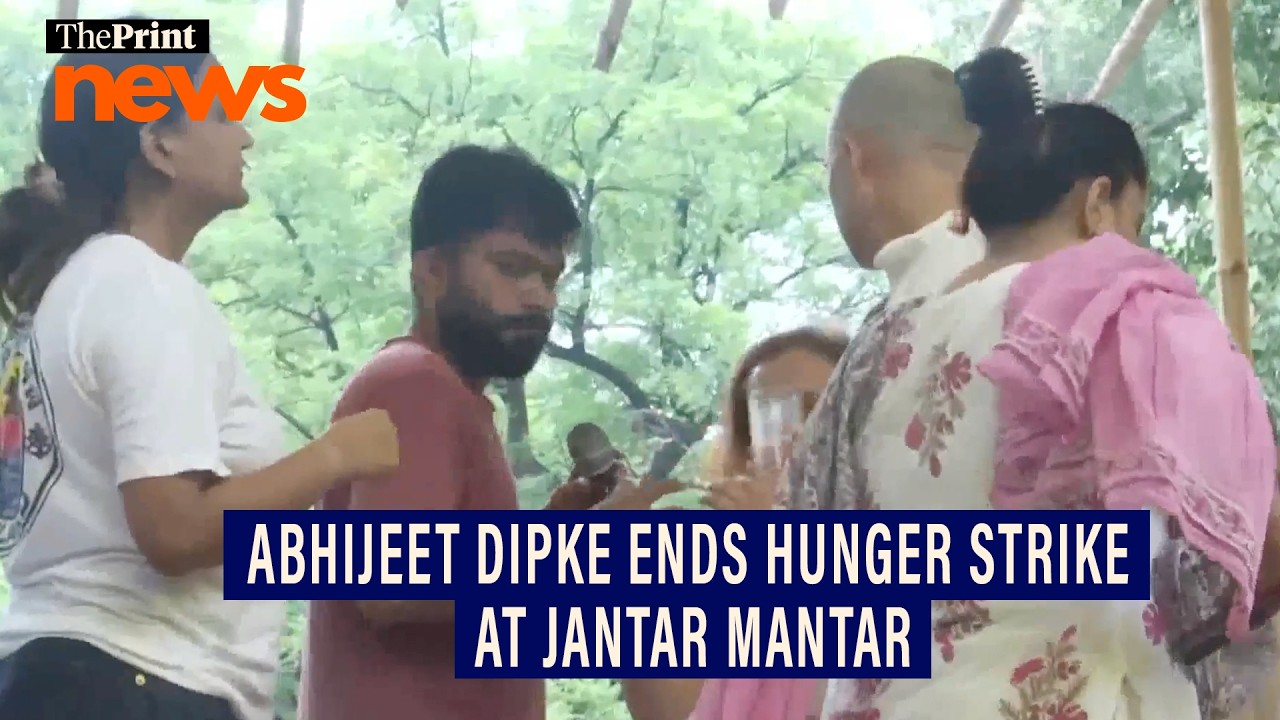 Cockroach Janta Party founder Abhijeet Dipke ends hunger strike at Jantar Mantar