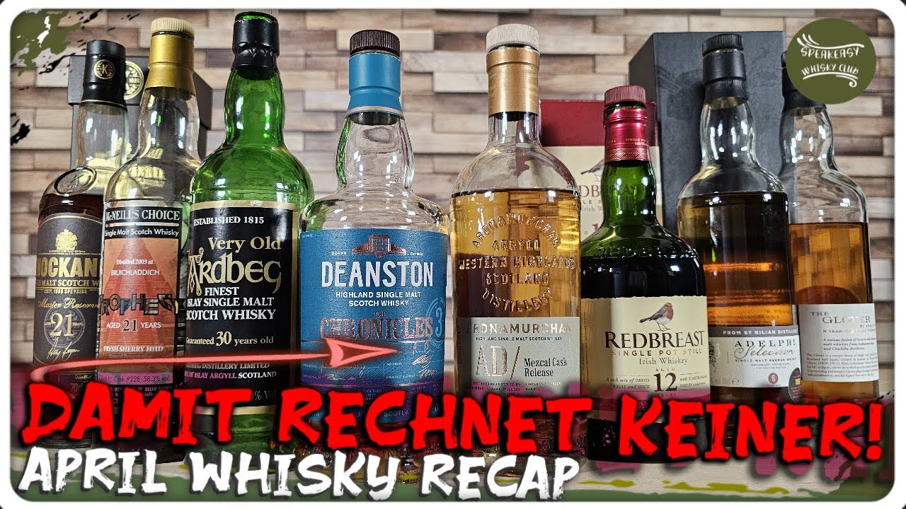 Verschiedene Whisky-Länder im Direktvergleich! | April 2025 Whisky Recap