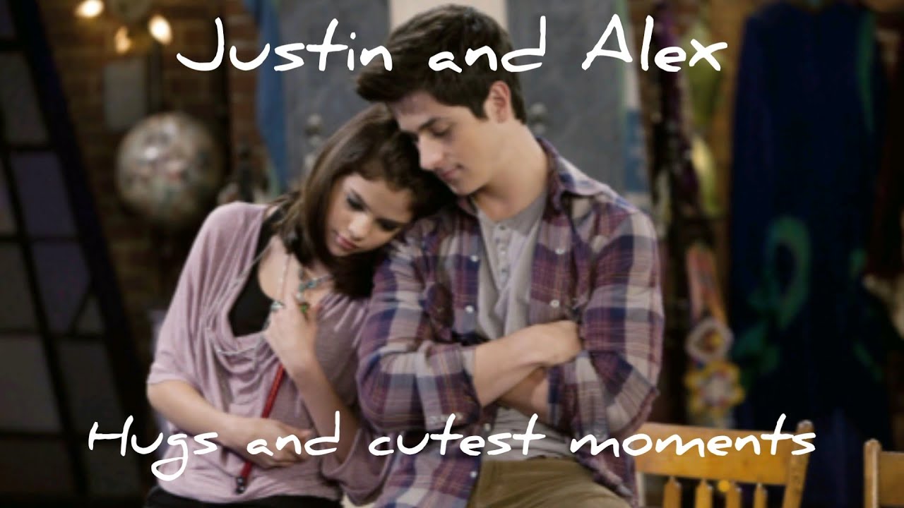 Wizards of waverly place Alex and Justin hugs and cutest moments