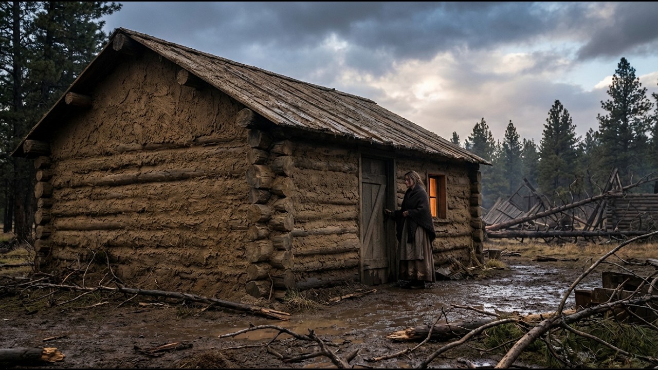 Neighbors Laughed When She Sealed Her Cabin With Mud — Until It Survived the Storm