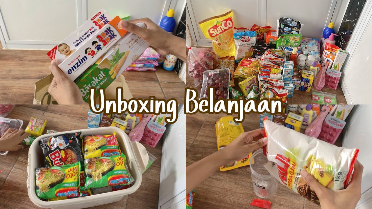 Bongkar Belanjaan, Refill Dan Restock Keperluan Dapur 