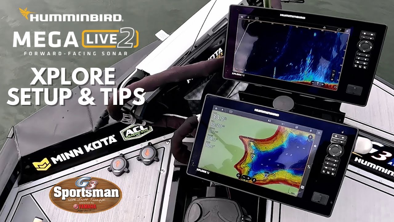 Настройка Humminbird Xplore и Mega Live 2