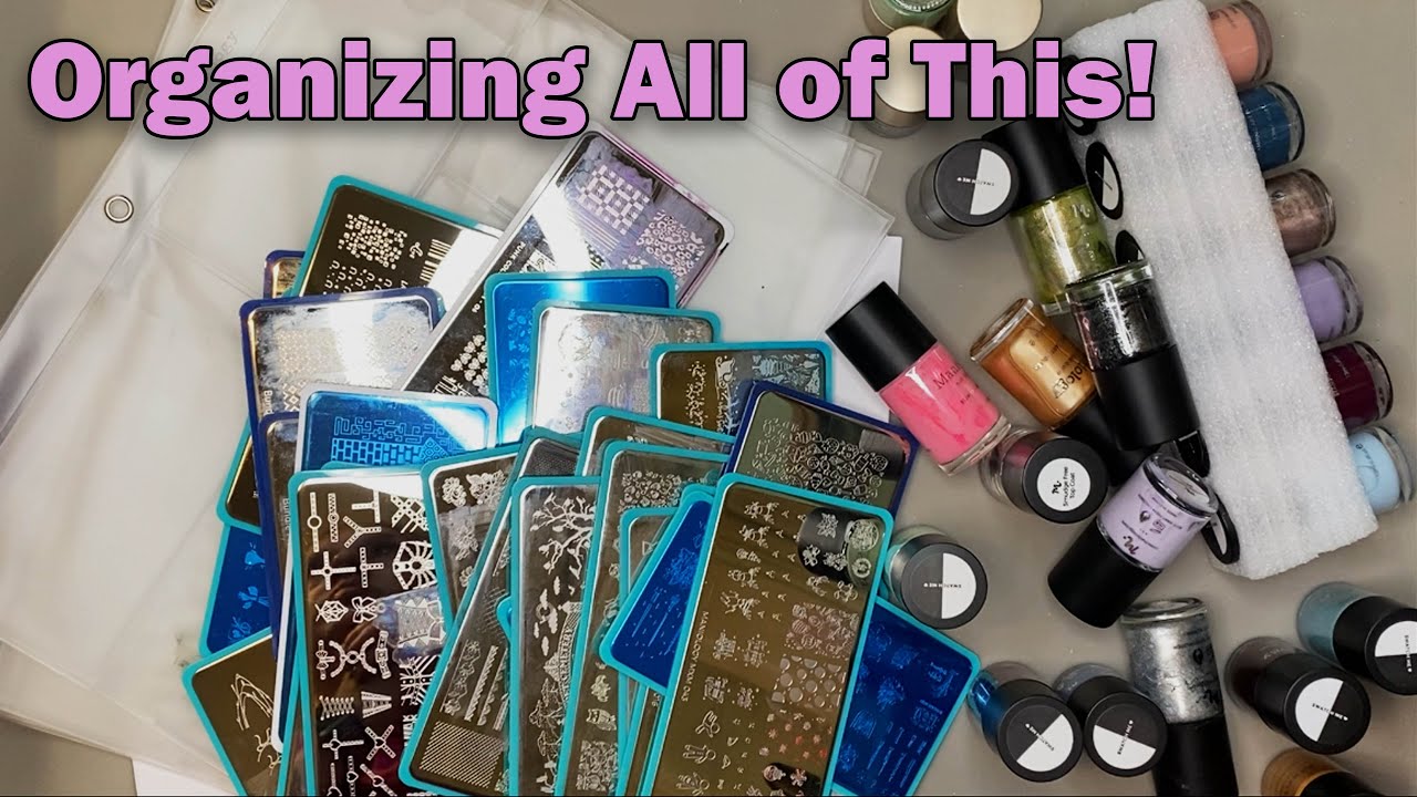 Organizing My Stamping Plates