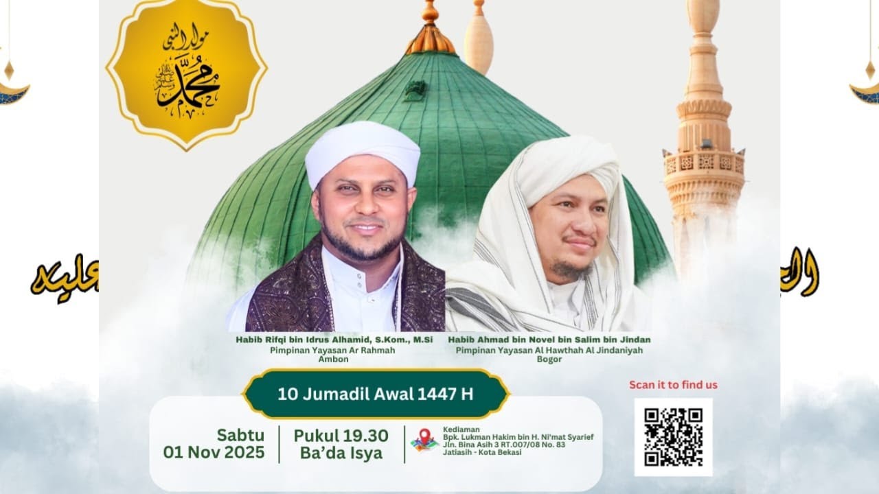 🔴 LIVE MAULID NABI MUHAMMAD SAW. KEDIAMAN UST LUKMAN HAKIM // 10 Jumadil Awal 1447 H