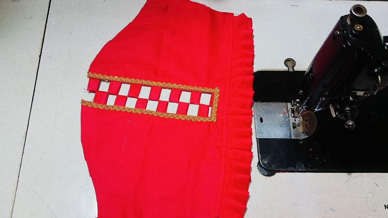 Beautiful sleeves dizain making for blause ହାତ ଡିଜାଇନ୍ ବନାନ୍ତୁ ବ୍ଲାଉଜ ପାଇଁ #vidio #sewing 
