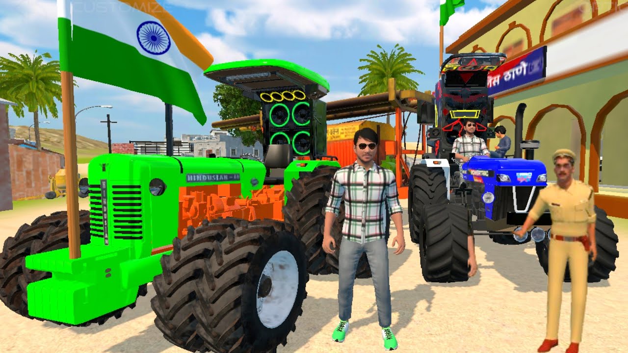 🥰 Aaj Hamne Hindustan Tractor Modify😱💥Police Station Gya😥🔥Indian Vehicles Simulator 3d🥳🚨New Update🛠️