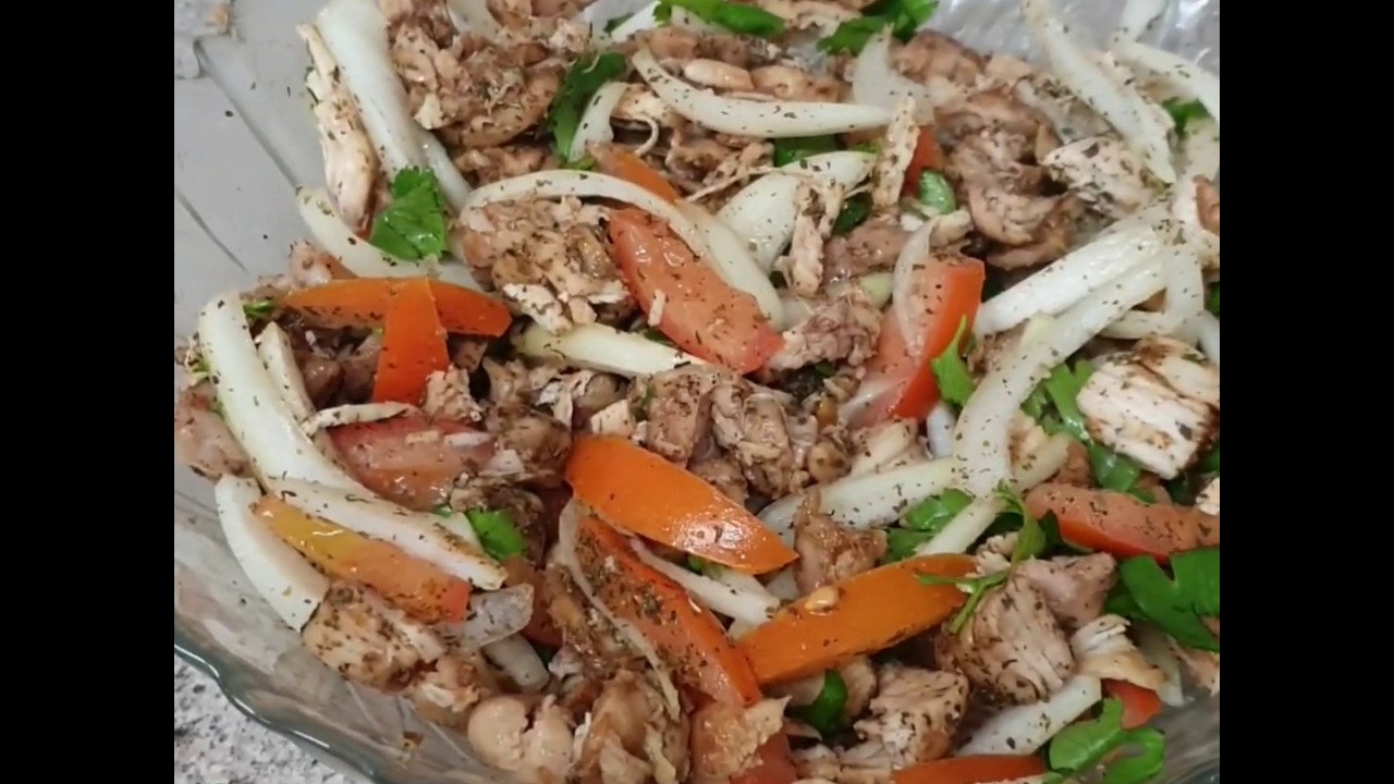 Chicken Chaat #Chicken salad # urdu recipes #Pakistani recipes # healthy eating