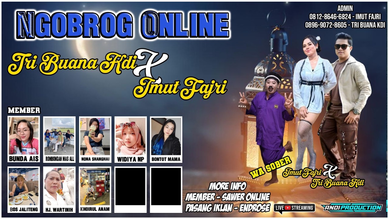LIVE NGOBROG BARENG TRI BUANA KDI X IMUT FAJRI EDISI BULAN RAMADHAN SEASON 1