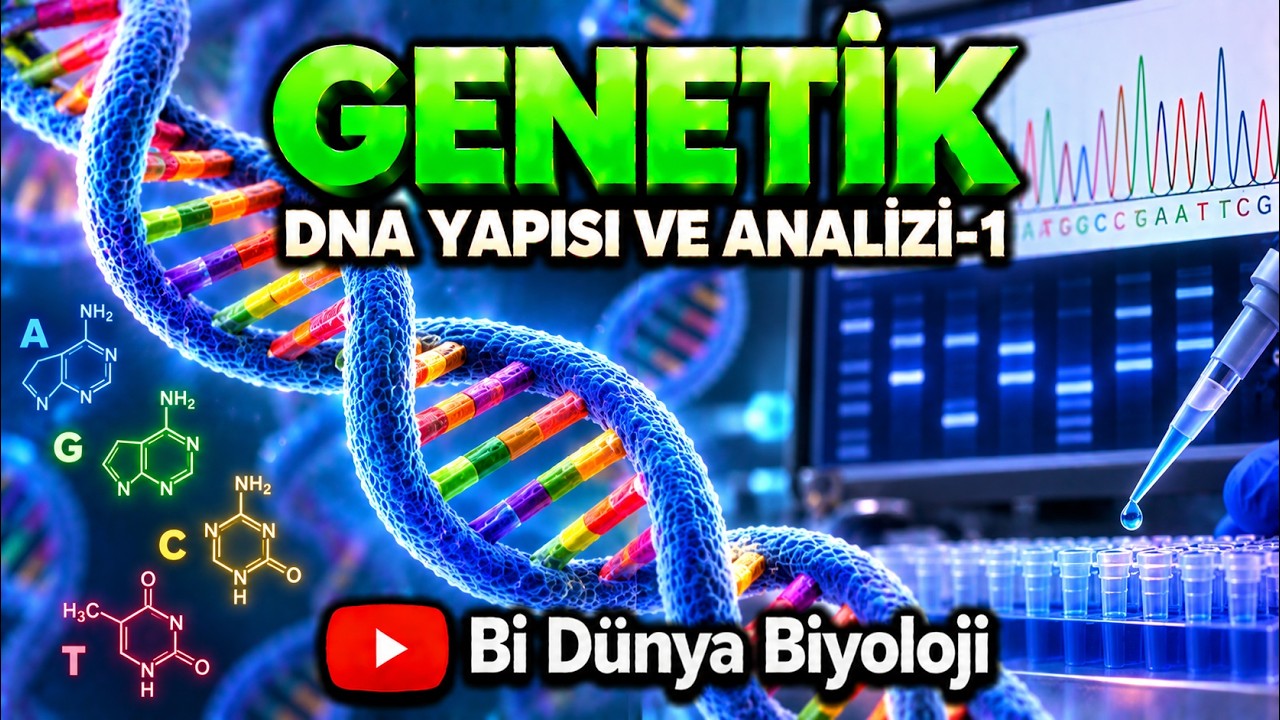 #biyoloji #genel biyoloji BÖLÜM 10: DNA Yapısı ve Analizi-1 #genel biyoloji