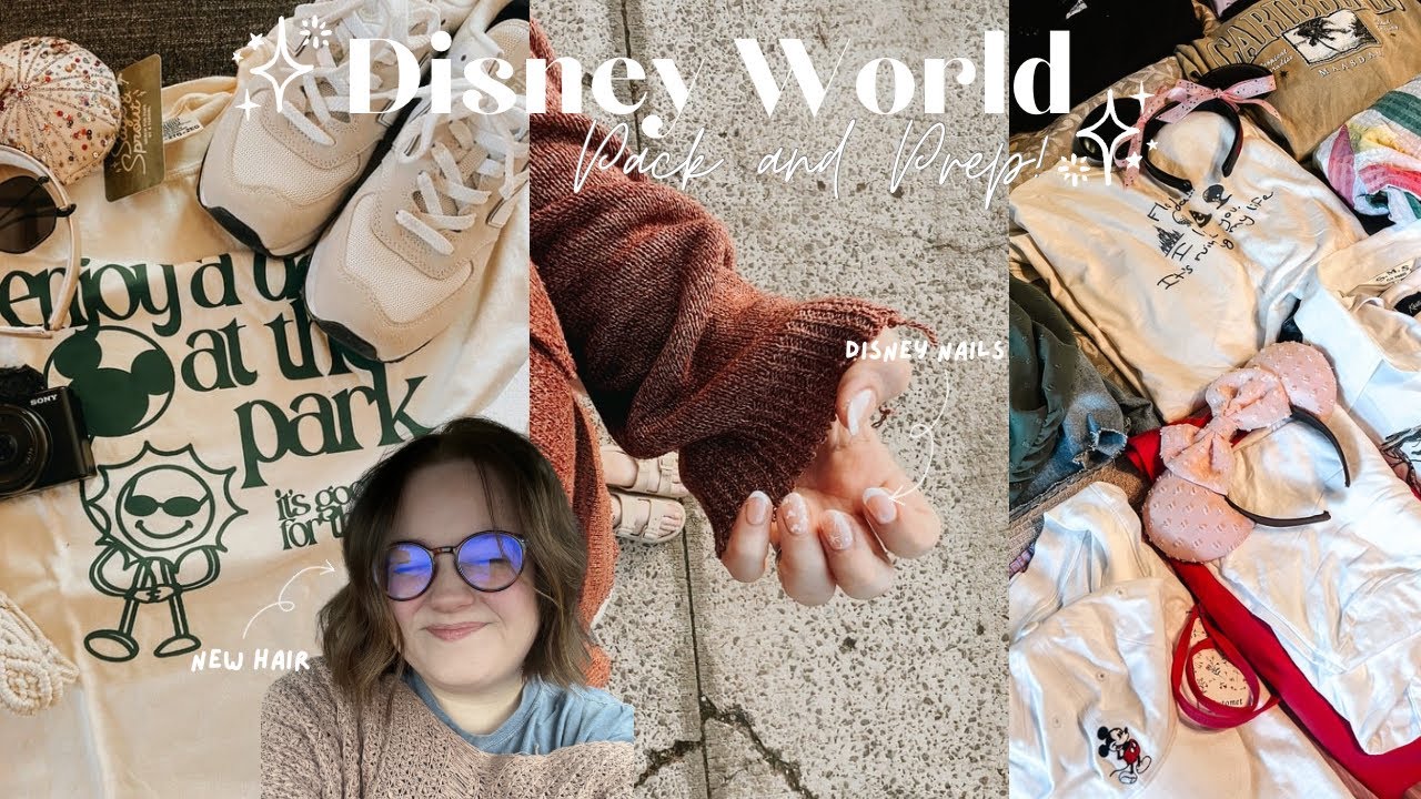 PACK AND PREP FOR DISNEY WORLD| target run, disney nails, how I pack + so much more!✨
