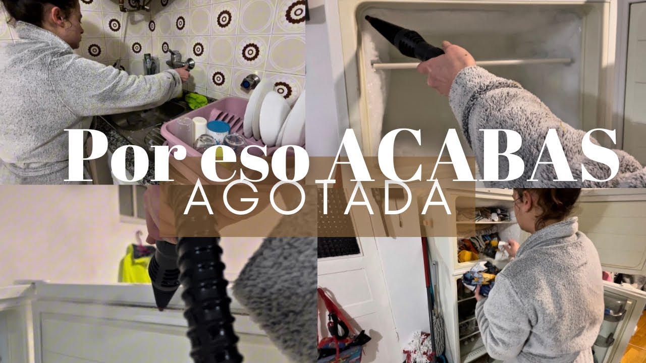 El ERROR que te cansa al limpiar | Limpieza profunda del FRIGORÍFICO 
