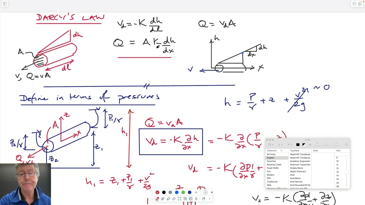 2:4 Multiphase Flow - Darcy's law, relative permeability