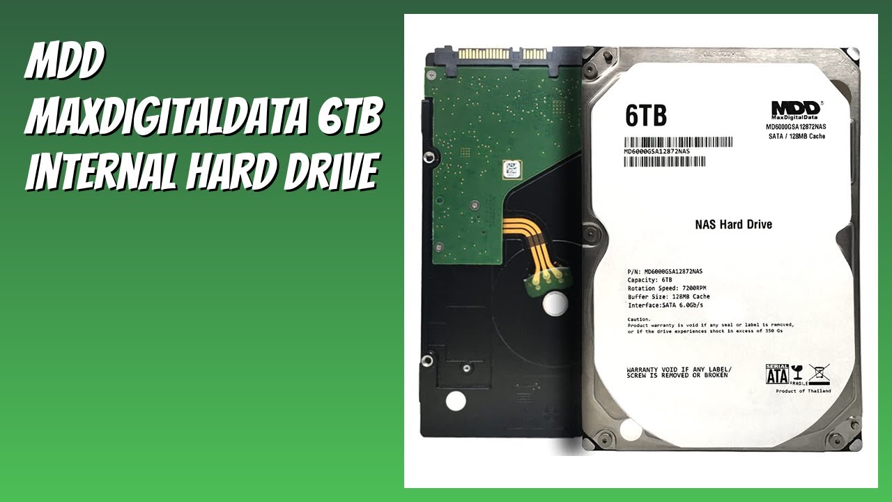REVIEW (2026): MDD MaxDigitalData 6TB Internal Hard Drive. Features