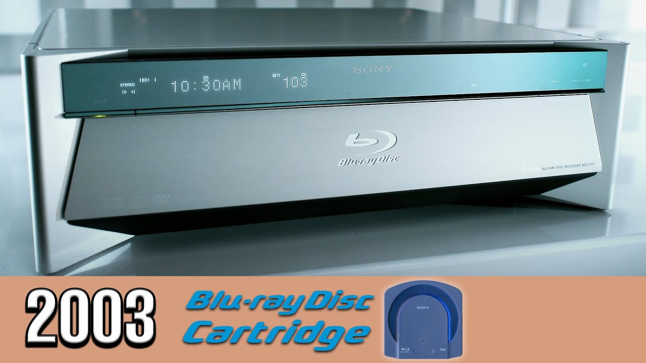 2003 Sony BDZ-S77 Blu-Ray Cartridge Dealer Demo (HQ 4K Upscale Japanese Promotional Video Footage)