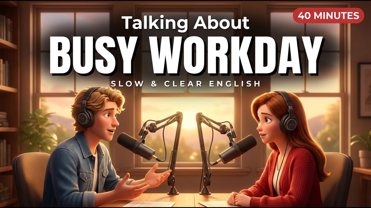 Today Was So Busy! | Real English Conversation (B1)