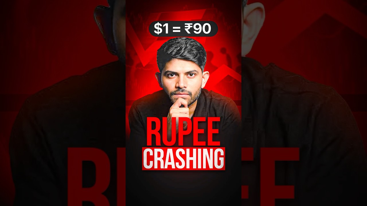 Rupee CRISIS Explained in 60 Seconds! #indianeconomy #rupeevsdollar #inflation