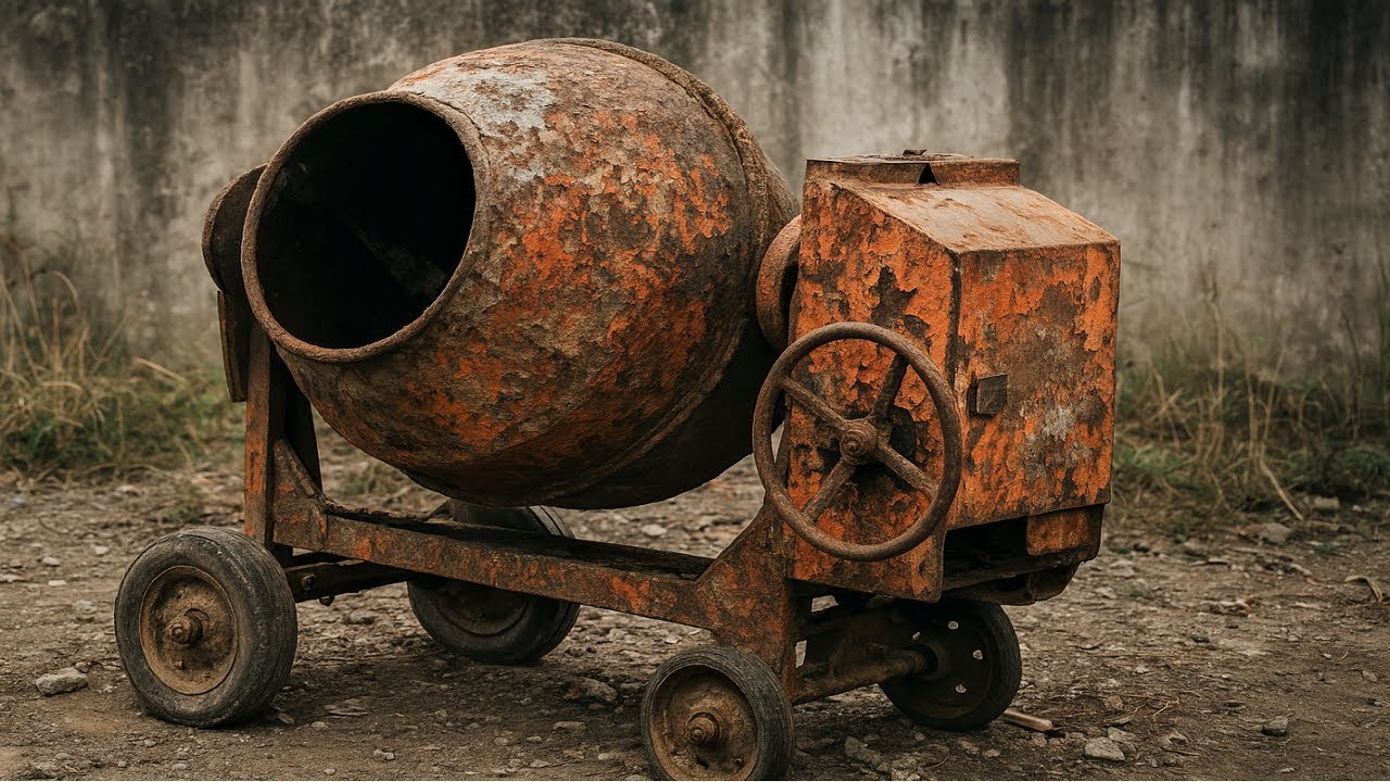 Restoring a Rusty Concrete Mixer Truck Into a Brand New Vehicle  -Unbelievable